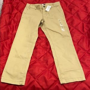 Boys Skinny pants flax color